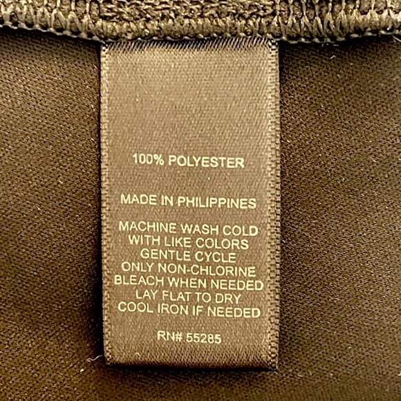 Express Tank Top Blouse XS Spaghetti Strap Black Geometric Flowy Swing - Picture 4 of 4